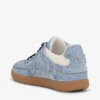 08 Denim Raw Edge Sneakers