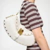 B-Kat Bag Studs in White
