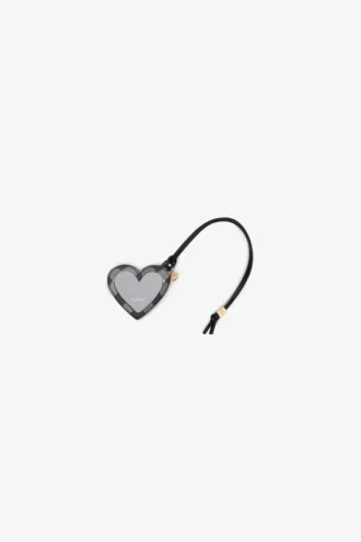Black Bou Heart Mirror