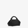 Black Grained Small Bou Bag