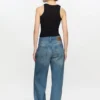 Black Soft Cotton Rib Tank Top