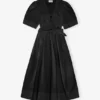 Black Stretch Cotton Dress