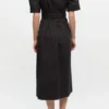 Black Stretch Cotton Dress