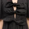 Black Stretch Cotton Dress