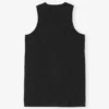 Black Tech Seersucker Oversized Shell Coat