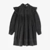 Black Washed Mini Shirt Dress
