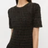 Black Washed Smock Dress