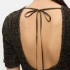 Black Washed Smock Dress