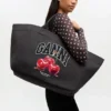 Black XXL Cherry Tote