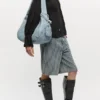 Bleached Medium Hobo Bag