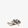 Bou Card Holder With Flap in Zebra