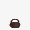 Brown Grained Mini Bou Bag