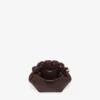 Brown Grained Mini Bou Bag