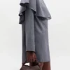 Brown Grained Mini Bou Bag