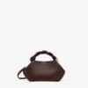 Brown Grained Small Bou Bag