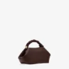 Brown Grained Small Bou Bag