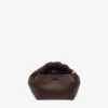 Brown Grained Small Bou Bag