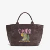 Brown Medium Western Boot Tote