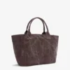 Brown Medium Western Boot Tote