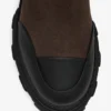 Cleated Low Chelsea Boots in Brown