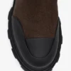 Cleated Mid Chelsea Boots in Brown