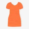 Cotton Poplin Mini Dress