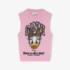 Daisy Duck Graphic Wool Vest