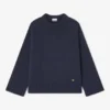 Dark Blue Wool Mix Sweater