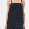 Denim Strap Mini Dress