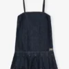 Denim Strap Mini Dress
