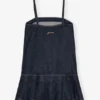 Denim Strap Mini Dress