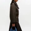 Denim Stud Mini Hobo Bag