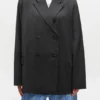 Double-breasted Wool Blazer
