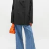 Double-breasted Wool Blazer