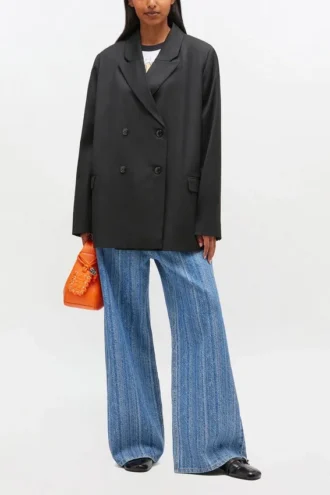 Double-breasted Wool Blazer