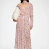 Dress in Floral Silk