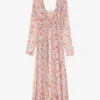 Dress in Floral Silk