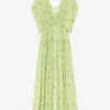Dress in Green Silk