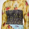 Dress in Multi Printed Silk