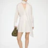 Dress in White Cotton