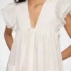 Dress in White Cotton