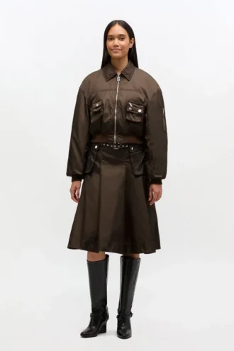 Duchesse Nylon Bomber Jacket