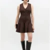 Flock Check Suiting Dress