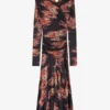 Floral Ruched Dress