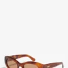 GANNI x Ace & Tate Tiger’s Eye Dakota Sunglasses