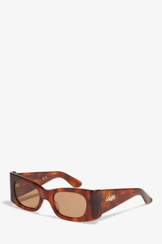 GANNI x Ace & Tate Tiger’s Eye Kayla Sunglasses