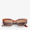 GANNI x Ace & Tate Tiger’s Eye Sadie Sunglasses