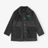 GANNI x Barbour Waxed Duffle Coat