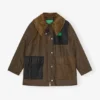 GANNI x Barbour Waxed Duffle Coat