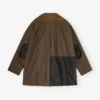 GANNI x Barbour Waxed Duffle Coat